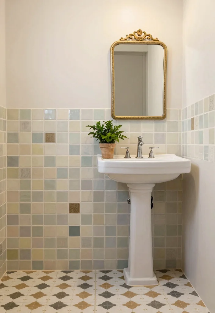 15 Small Tile Bathroom Ideas With Big Impact - 9. Small Scale Tiles 1