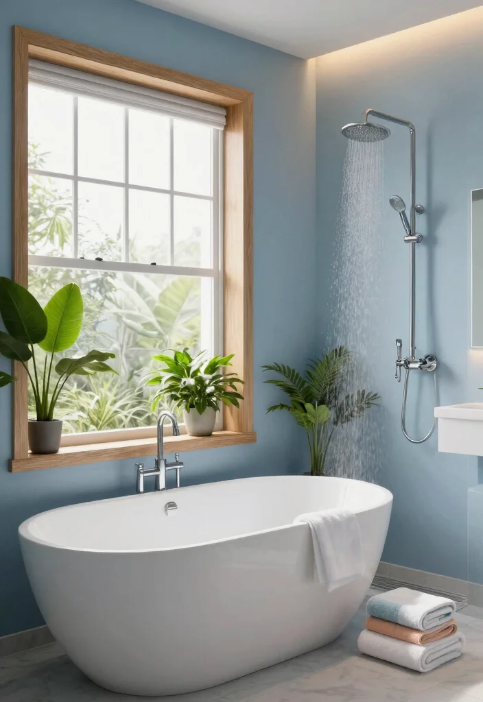 15 Wash Room Bathroom Ideas For Everyday Comfort - 2. Spa-Like Retreat 1