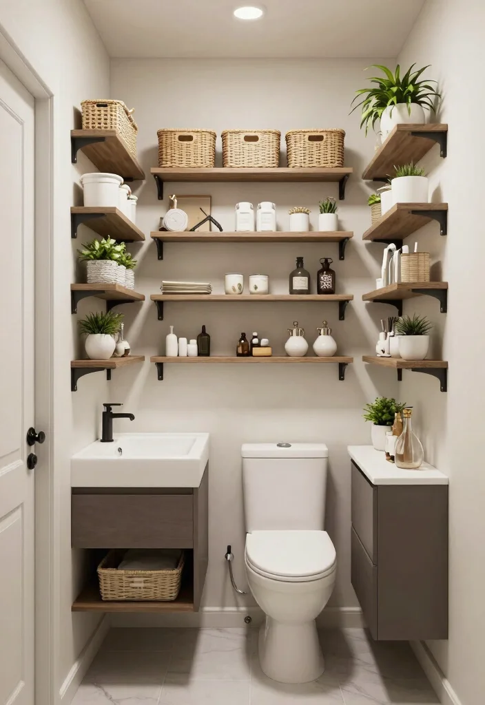 15 Wash Room Bathroom Ideas For Everyday Comfort - 3. Smart Storage Solutions 1
