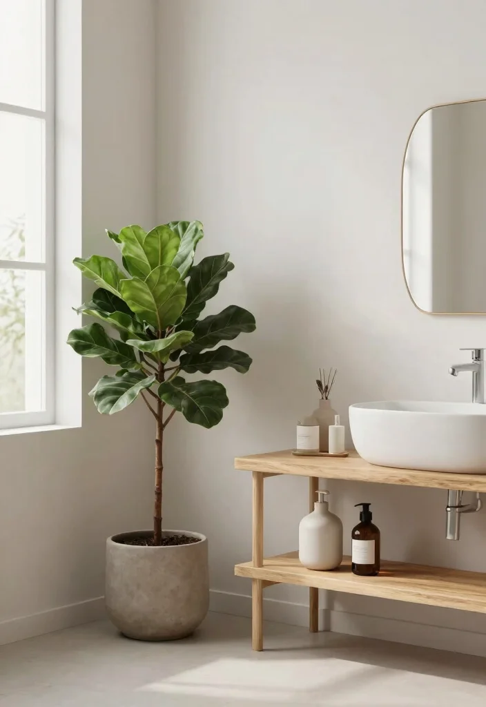 16 Joanna Gaines Bathroom Ideas With Farmhouse Soul - 15. Minimalist Accessories 1