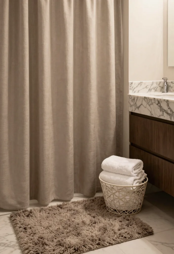 16 Small Primary Bathroom Ideas With Smart Luxury - 3. Luxurious Textures 1