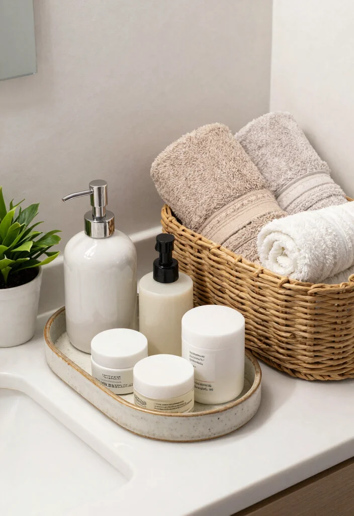 16 Small Primary Bathroom Ideas With Smart Luxury - 8. Stylish Bathroom Accessories 1