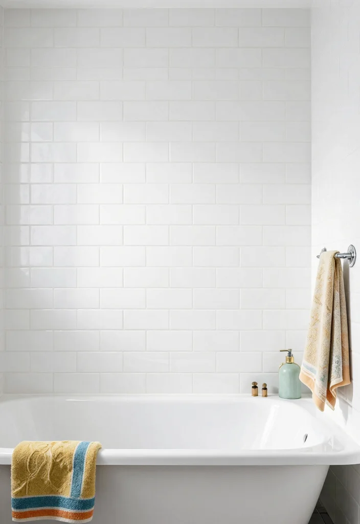 18 Bathroom Tile Inspiration Ideas You Will Want To Save - 10. Timeless White Subway Tiles 1