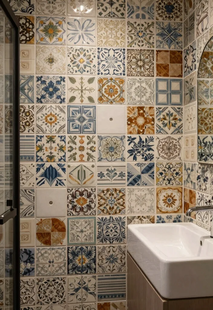 18 Bathroom Tile Inspiration Ideas You Will Want To Save - 18. Custom Handmade Tiles 1