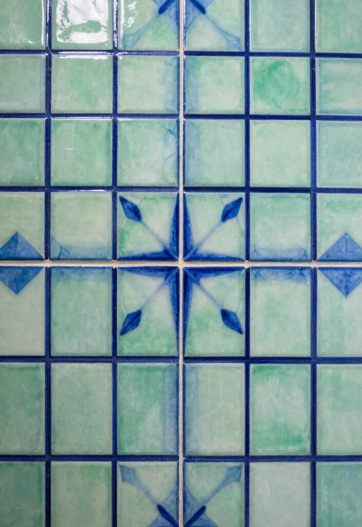 18 Bathroom Tile Inspiration Ideas You Will Want To Save - 8. Rich Colored Grout 1