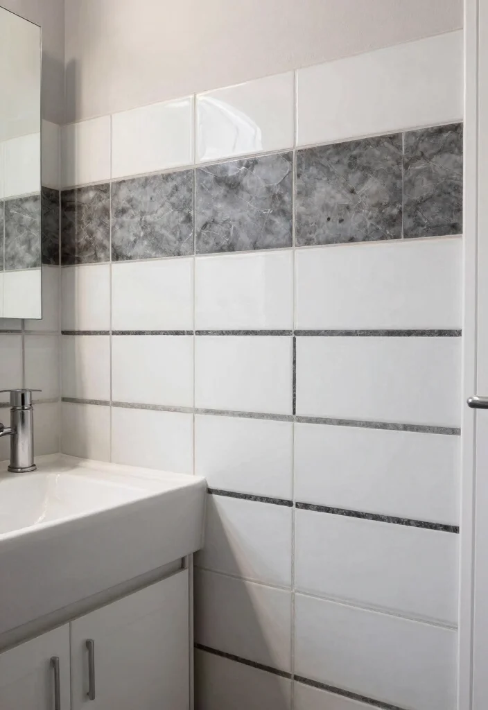 18 Best Tile Ideas For Bathroom Floors And Walls - 16. Layered Grout Colors 1