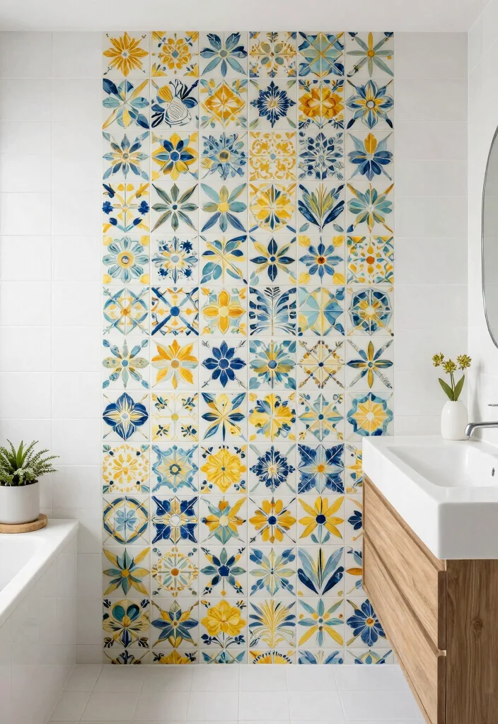 18 Best Tile Ideas For Bathroom Floors And Walls - 18. Transformative Accent Tiles 1
