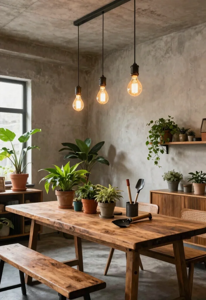 12 Ceiling Light Ideas for Small Rooms That Make the Space Feel Bigger - 5. Industrial-Style Ceiling Fixtures 1