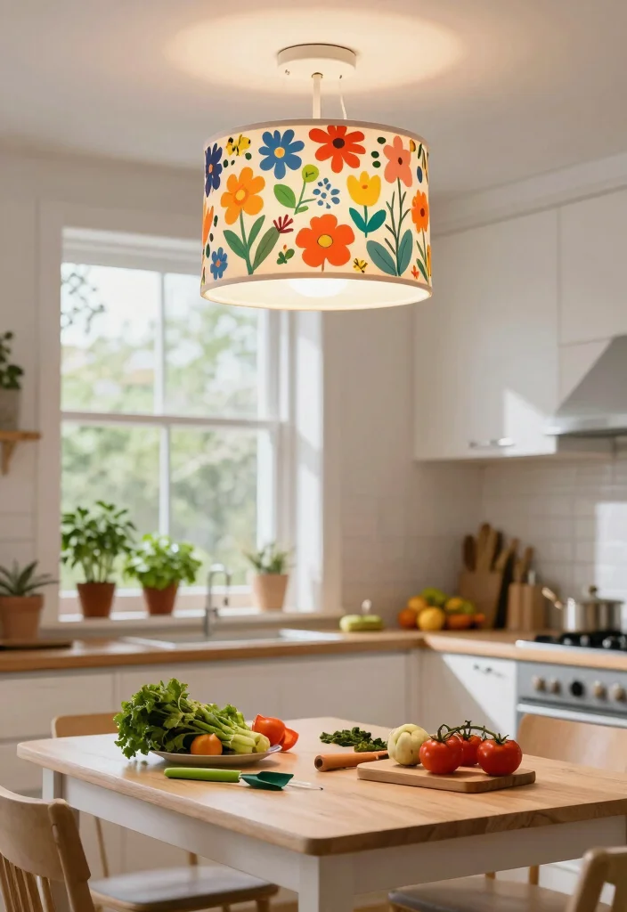 12 Ceiling Light Ideas for Small Rooms That Make the Space Feel Bigger - 7. Statement Drum Shades 1
