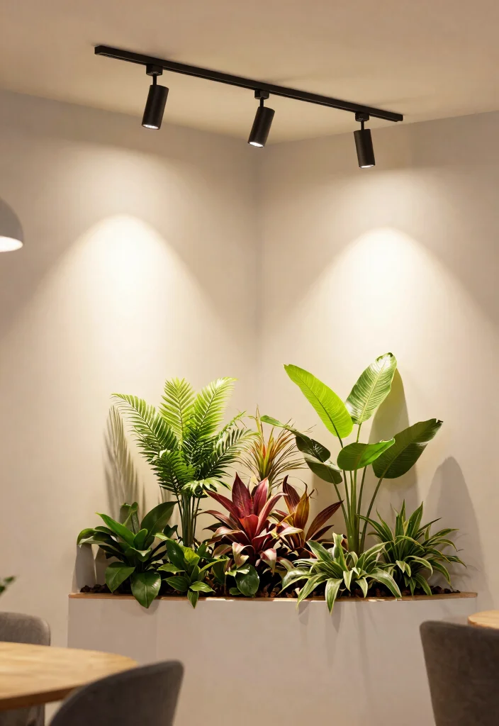 12 Ceiling Light Ideas for Small Rooms That Make the Space Feel Bigger - 8. Track Lighting for Flexibility 1