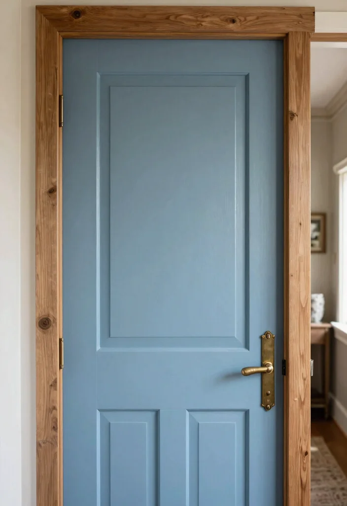 12 Farmhouse Interior Doors on a Budget That Look Custom-Made - 1. Classic Shaker Style Door 1
