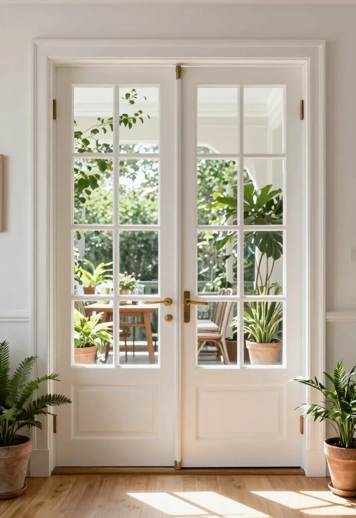 12 Farmhouse Interior Doors on a Budget That Look Custom-Made - 4. French Door Pair 1