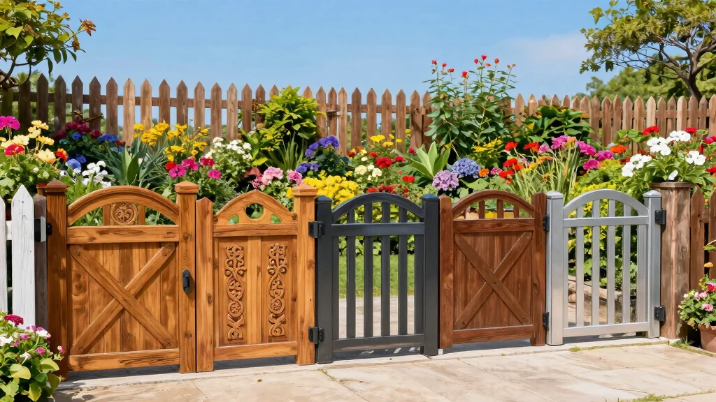 12 Fence Gate Doors That Don't Sag or Stick Over Time