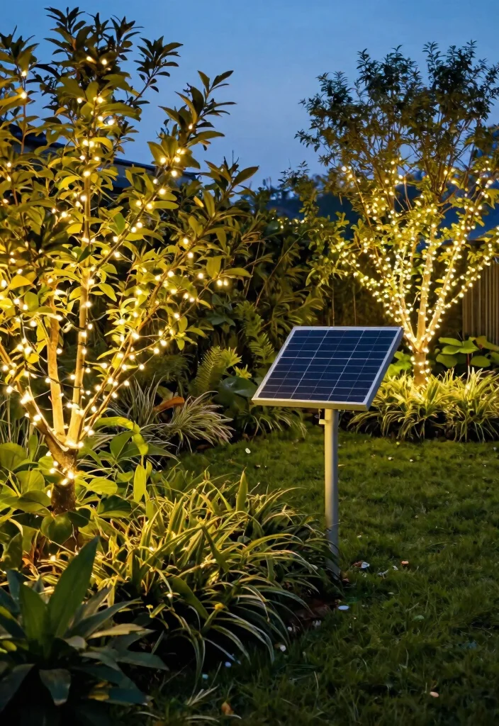 12 Outdoor Christmas Lights Ideas That Stay Lit All Season - 1. Solar-Powered Fairy Lights 1
