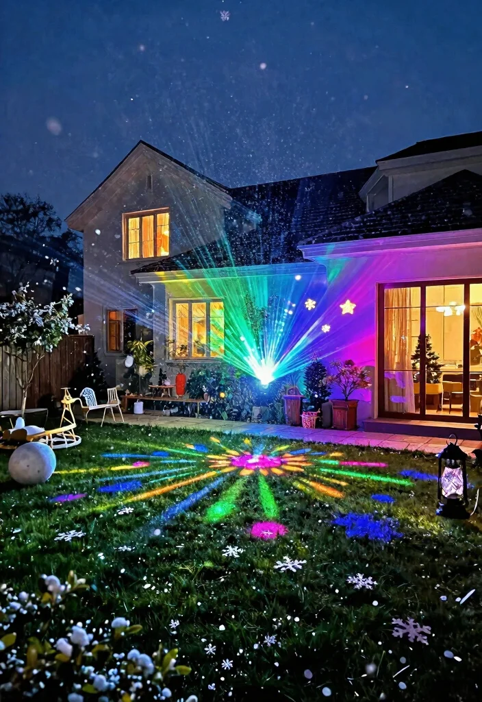 12 Outdoor Christmas Lights Ideas That Stay Lit All Season - 4. Outdoor LED Projectors 1