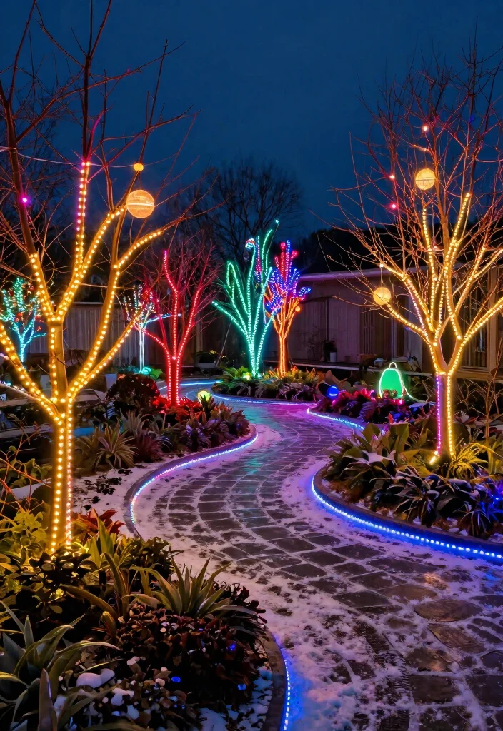 12 Outdoor Christmas Lights Ideas That Stay Lit All Season - 9. LED Rope Lights 1