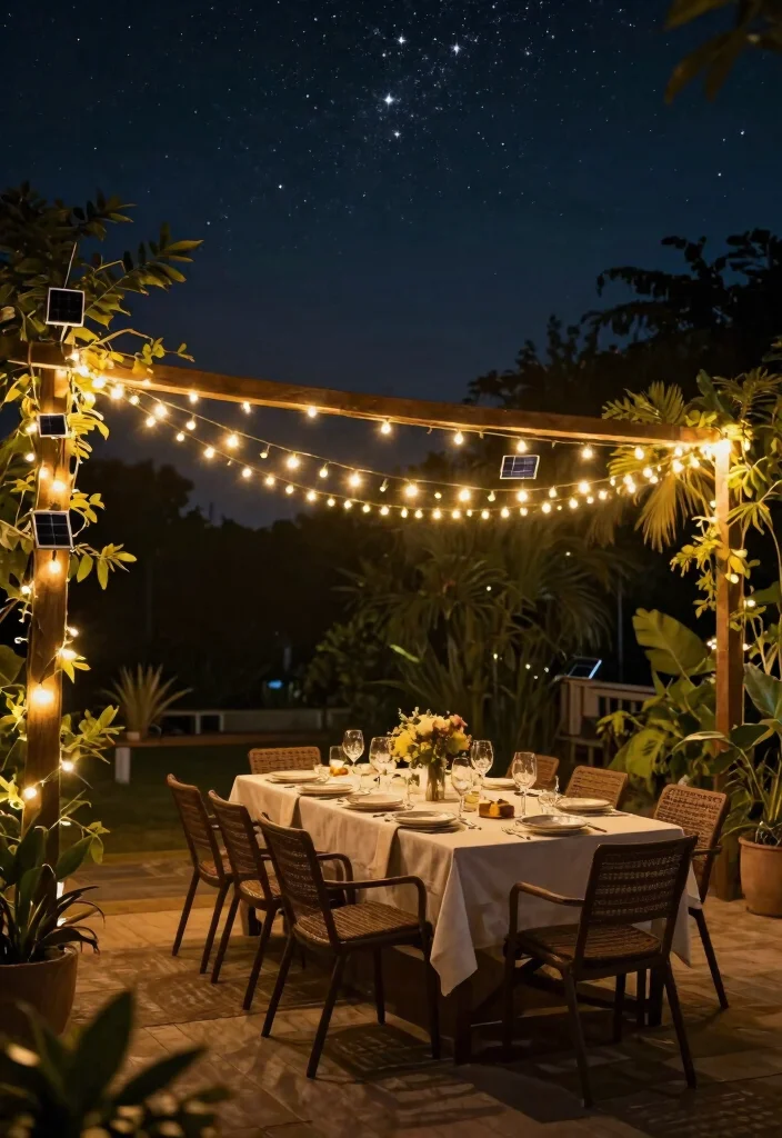 12 Outdoor Wall Lights That Stay Bright Without Running New Wire - 9. Solar String Lights 1