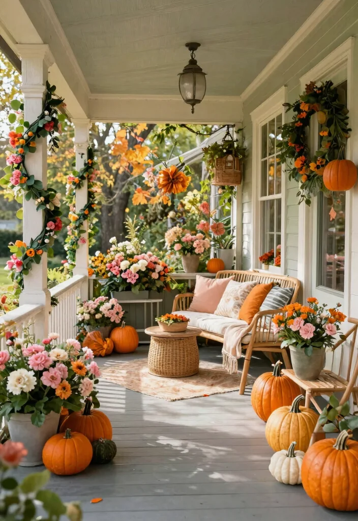 12 Vintage Porch Decor Ideas That Look Collected - 10. Seasonal Decor Changes 1