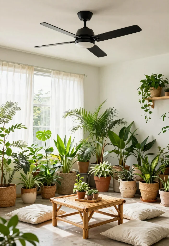 14 Black Ceiling Fan Ideas That Don't Show Every Dust Speck - 5. Eco-Friendly Options 1