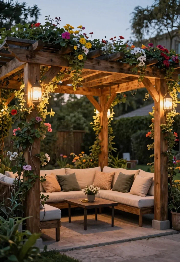14 Cedar Porch Post Ideas That Add Curb Appeal and Support Structure - 6. Cedar Post with Pergola Design 1