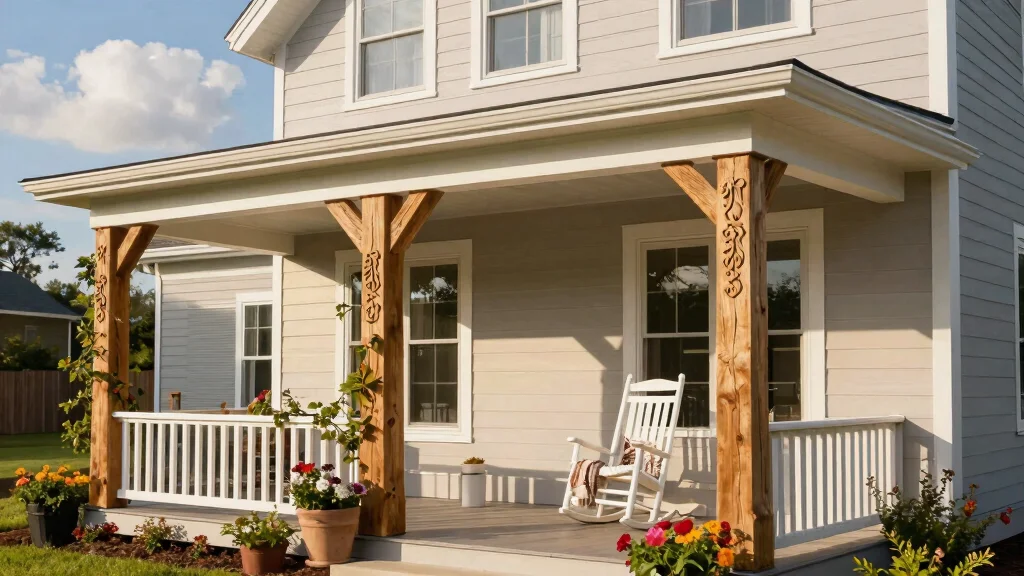 14 Cedar Porch Post Ideas That Add Curb Appeal and Support Structure