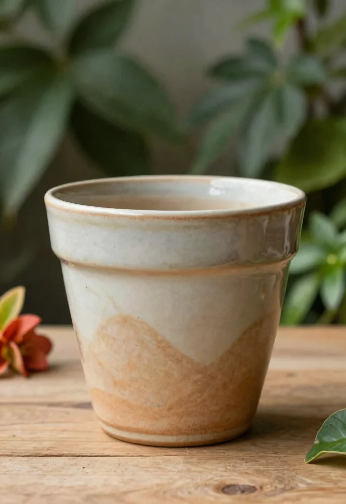 14 Ceramic Flower Pot Concepts That Add Color Without Painting - 8. Natural Dye Techniques 1