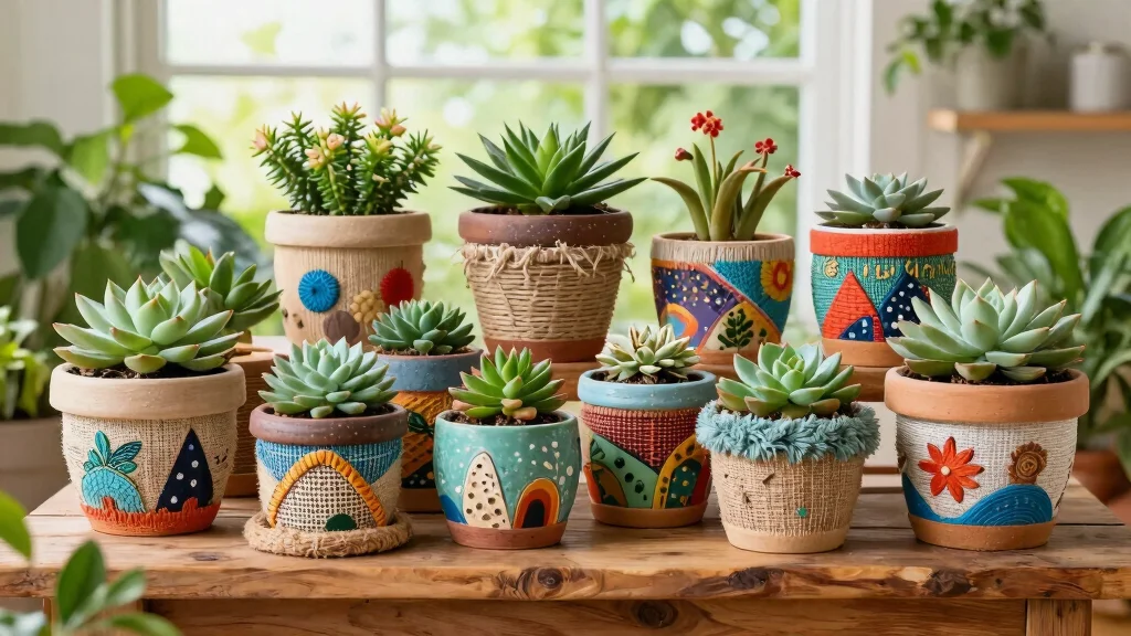 14 Ceramic Flower Pot Concepts That Add Color Without Painting