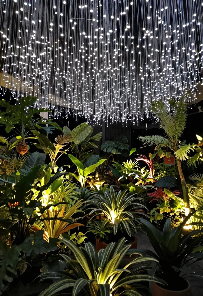14 False Ceiling Lighting Ideas That Hide Ductwork and Wiring - 6. Fiber Optic Lighting for a Starry Effect 1