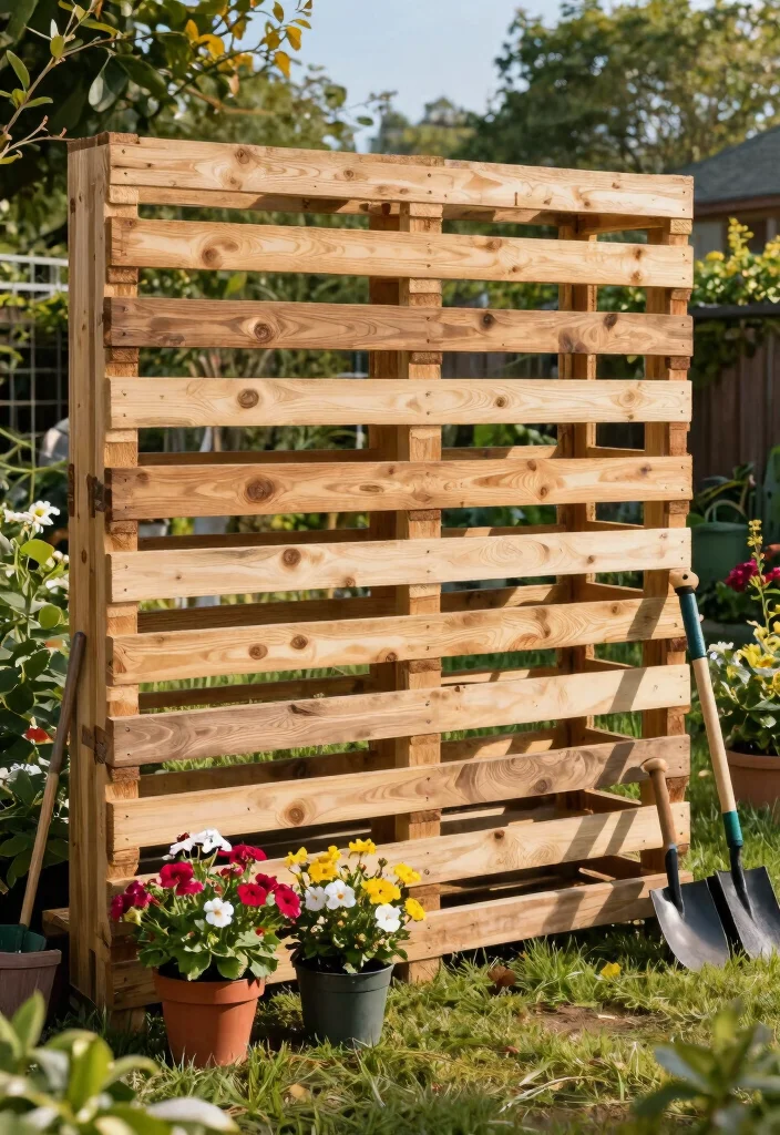 14 Fence Screening Ideas That Block Neighbors Without Full Rebuild - 5. Privacy Screens with Pallet Wood 1