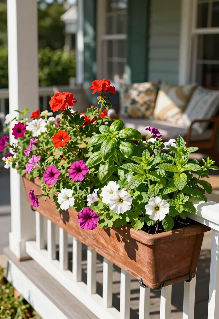 14 Porch Planter Ideas That Survive Heat and Missed Watering - 9. Charming Window Boxes 1