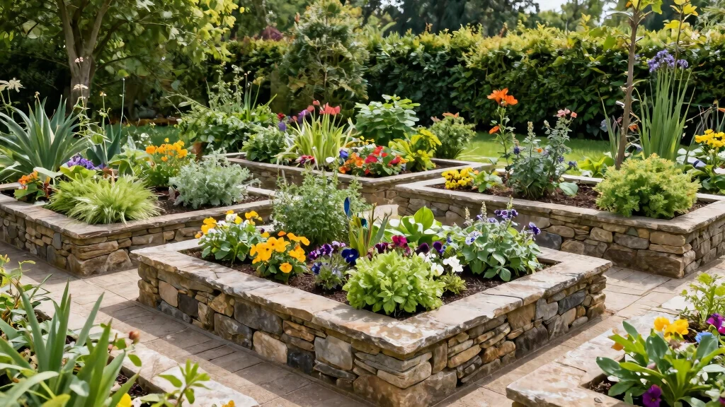 14 Stone Garden Beds That Keep Soil From Washing Out in Rain