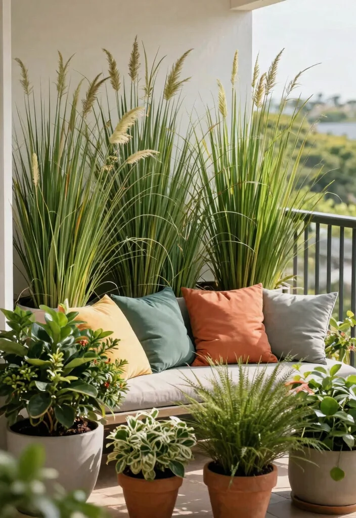15 Balcony Privacy Screen Ideas for Renters Who Can't Drill - 8. Privacy Plants 1