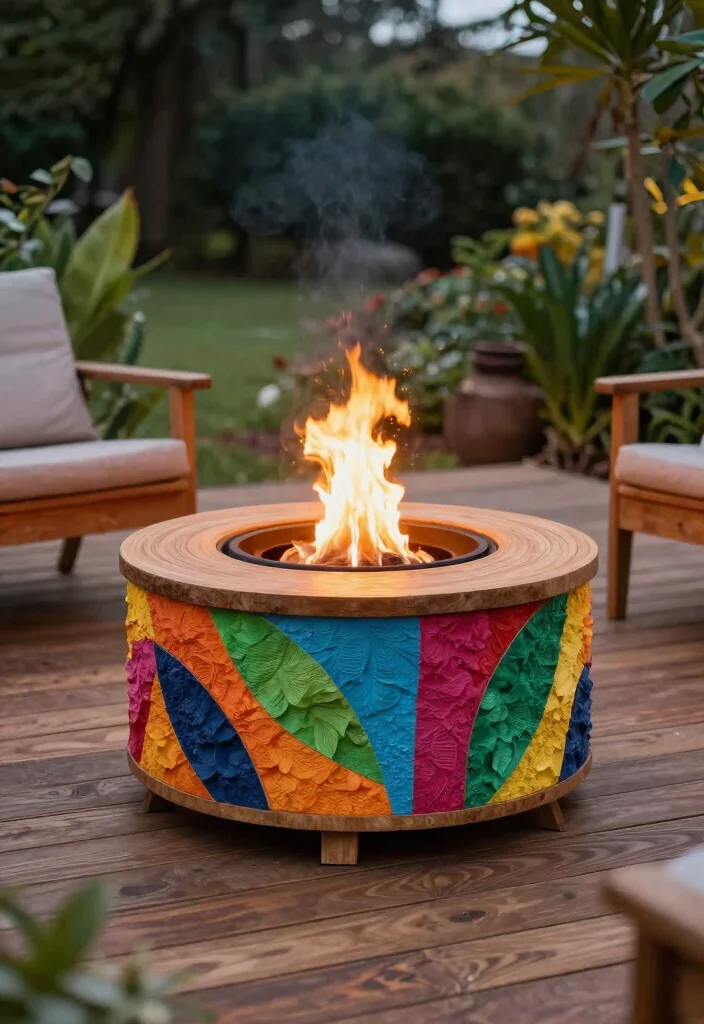 15 Deck Fire Pit Ideas That Meet Code Without a Permit - 11. Eco-Friendly Fire Pit 1