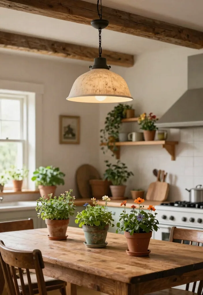 15 Flush Mount Ceiling Light Ideas for Low Ceilings Under 8 Feet - 5. Farmhouse-Style Flush Mount 1
