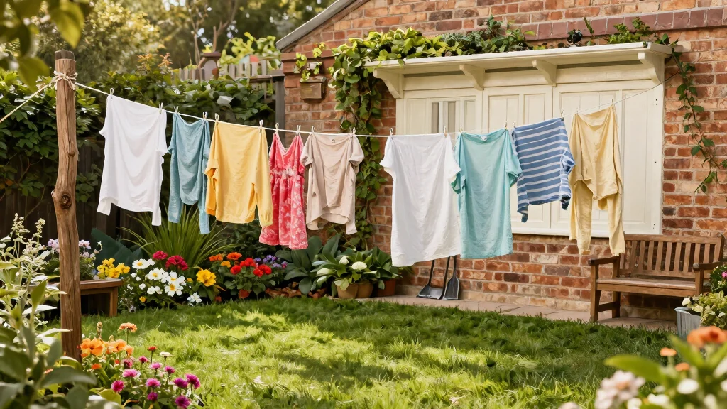 15 Outdoor Clothes Line Ideas That Don't Ruin Your Backyard View