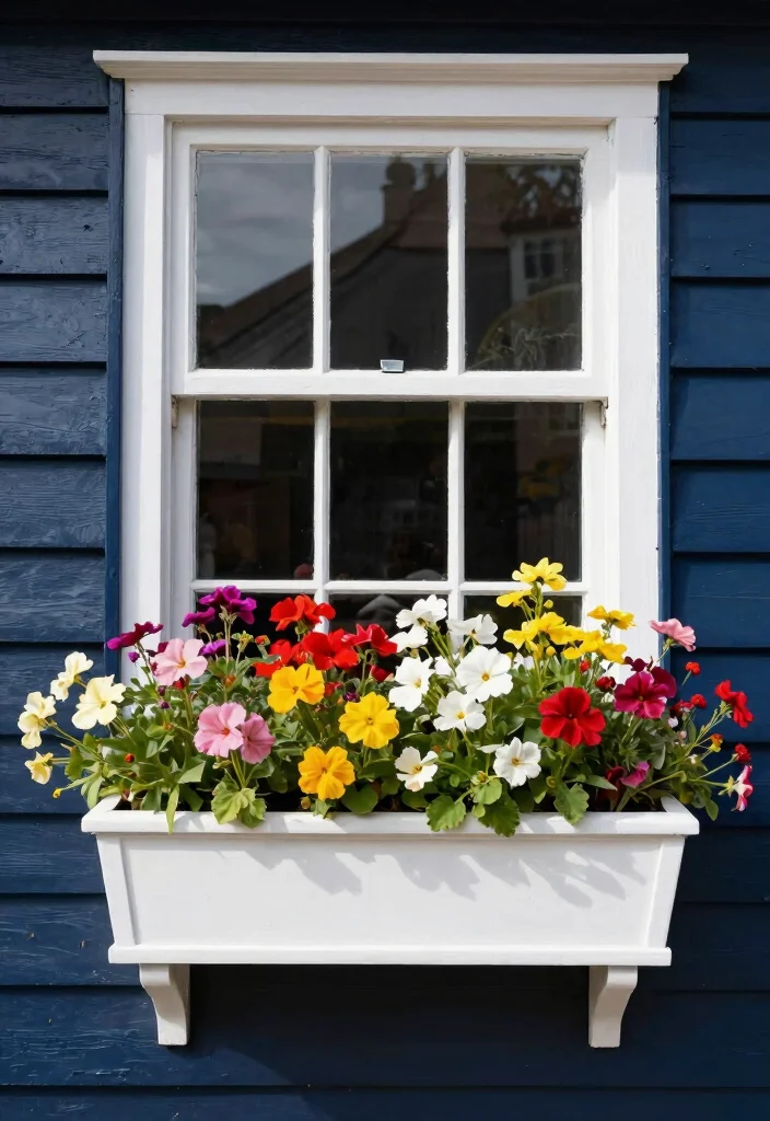 15 Outdoor Planters Front Door Ideas for Small Entry Spaces 7 15 Outdoor Planters Front Door Ideas for Small Entry Spaces - 6. Window Box with a Twist 1
