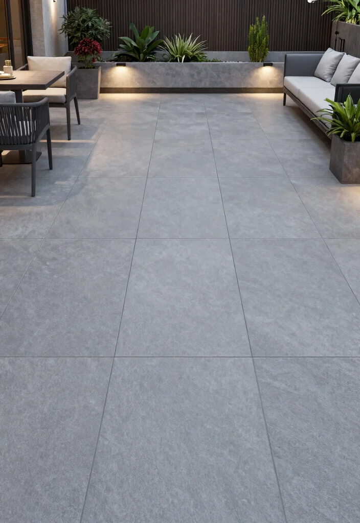 15 Patio Tiles Over Concrete That Don't Require Removal 11 15 Patio Tiles Over Concrete That Don't Require Removal - 10. Contemporary Large Format Tiles 1
