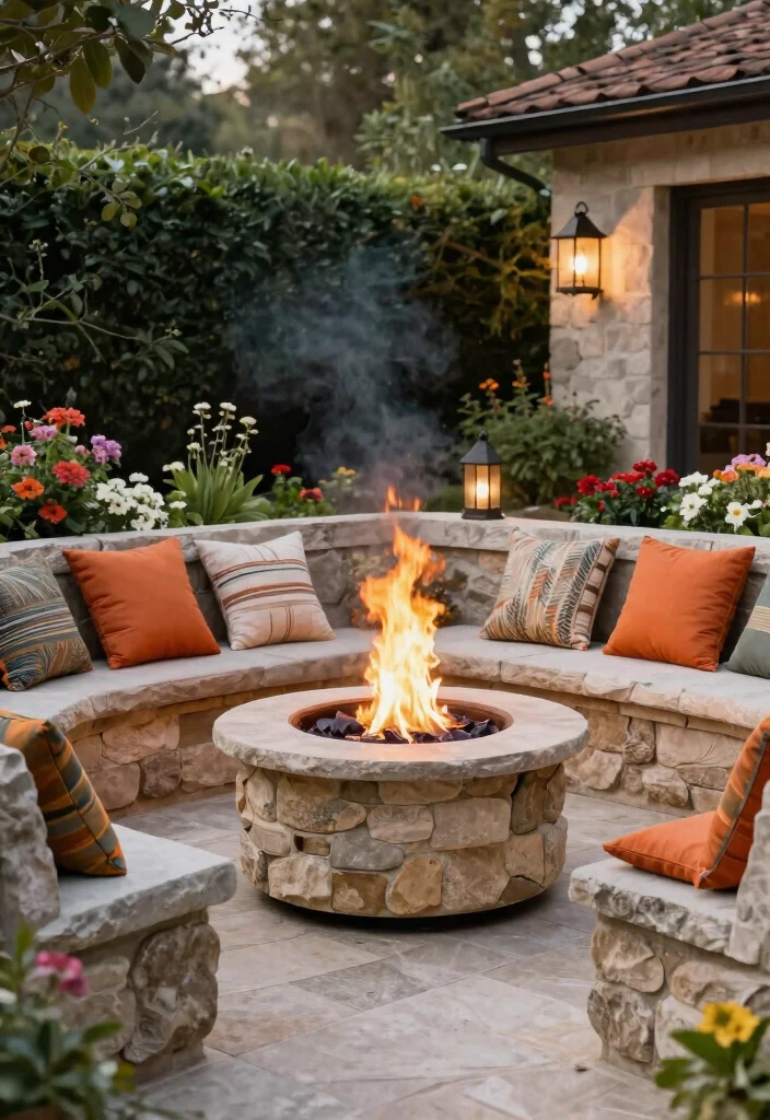 15 Smokeless Fire Pit Ideas for Small Patios Without Smoke Drift - 4. Customizable Fire Pit Designs 1