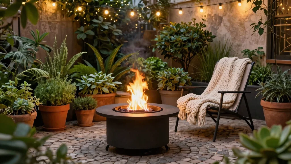 15 Smokeless Fire Pit Ideas for Small Patios Without Smoke Drift
