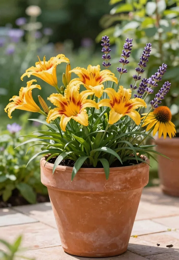 15 Summer Flower Pots That Bloom All Season Without Replanting - 1. Perennial Powerhouses 1
