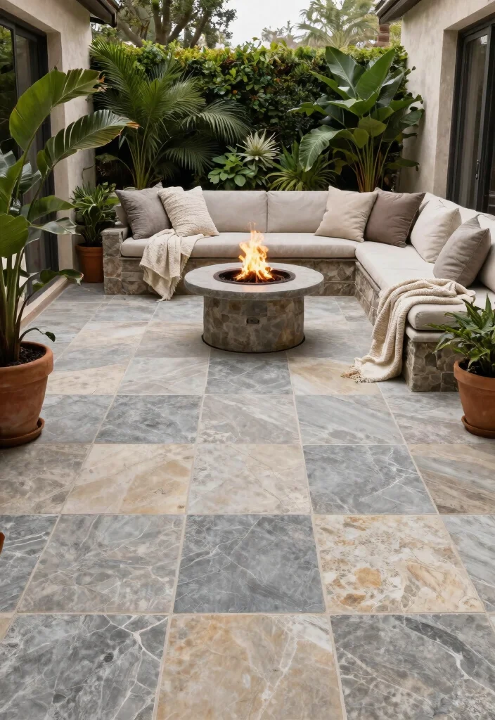 15 Terrace Tiles Outdoor Ideas That Won't Crack in Freeze-Thaw Cycles - 4. Natural Stone Tiles: Timeless and Beautiful 1