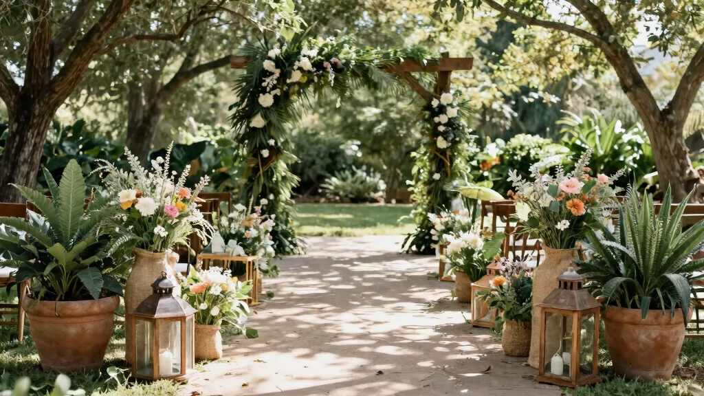 15 Wedding Aisle Decorations Outdoor That Won't Blow Away