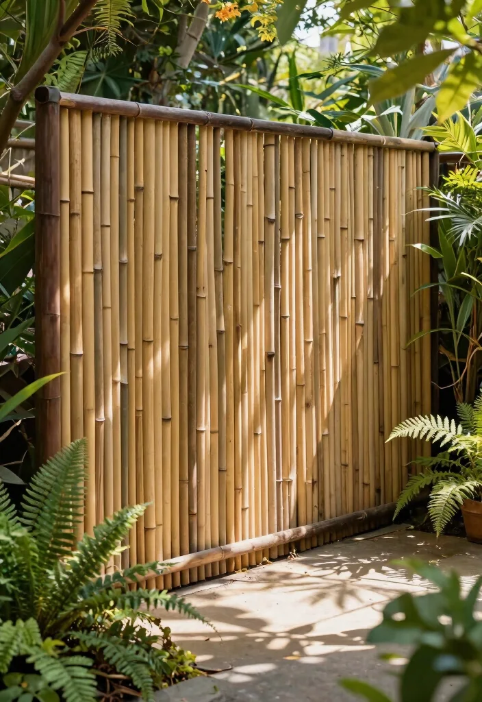 18 Unique Fence Ideas That Hide Eyesores and Boost Curb Appeal 4 18 Unique Fence Ideas That Hide Eyesores and Boost Curb Appeal - 3. Bamboo Privacy Fences 1