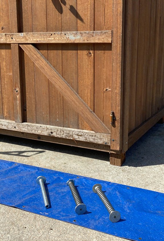 10 Steps to Anchor a Storage Shed Securely 4 anchor types match foundation conditions carefully
