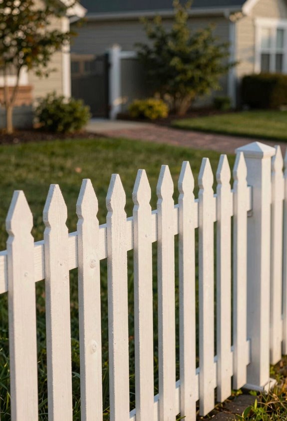 balanced dual sided shadowbox fence