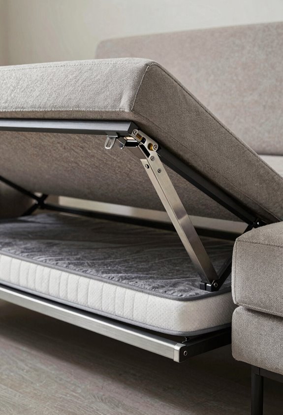 How Does a Sleeper Couch Work? 4 click clack vs pull out durability