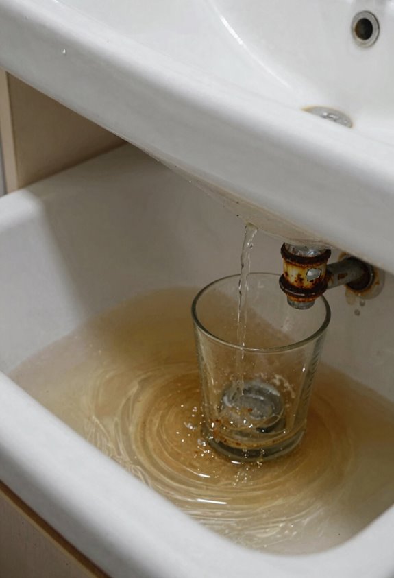 Why Is My Bathtub Water Brown? 2 corroded pipes cause brown water
