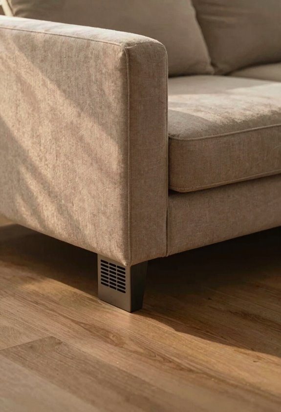 couch over floor vent issues