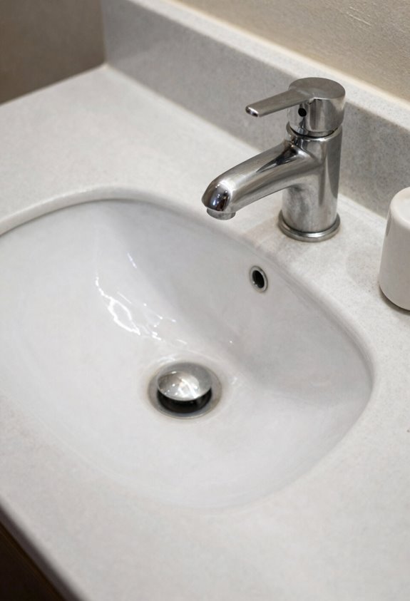 durable school bathroom sink materials