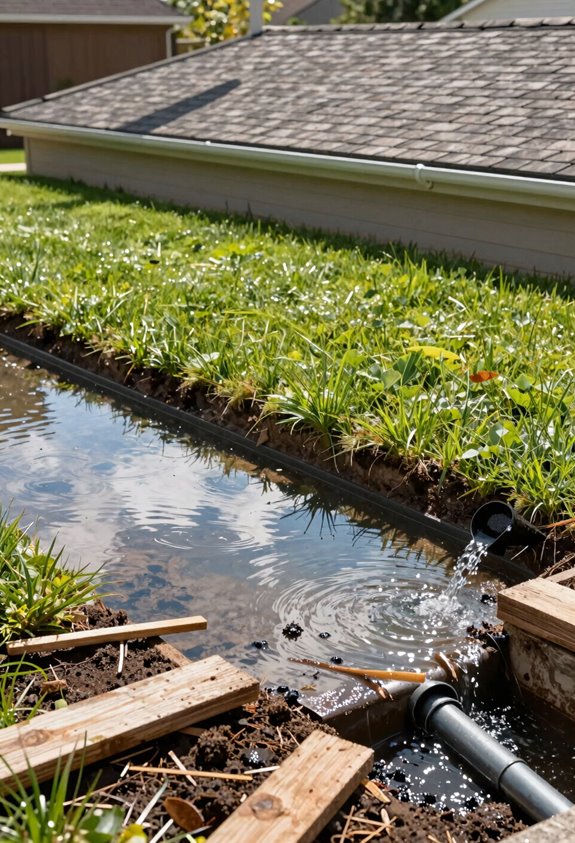 How to Get Rid of Standing Water in Your Backyard 3 gutter maintenance prevents foundation drainageissues
